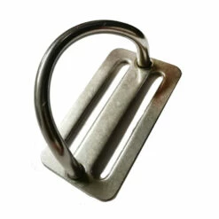 Anneau ESM Inox En D Avec Passe Sangle -La Palanquee Soldes Magasin 45