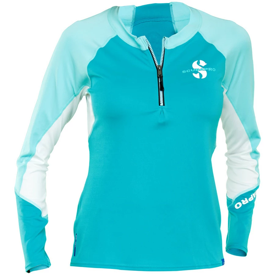 Lycra CHANNEL FLOW SCUBAPRO CARIBEAN ZIP Manches Longues Dame 1 Lycra CHANNEL FLOW SCUBAPRO CARIBEAN ZIP Manches Longues Dame