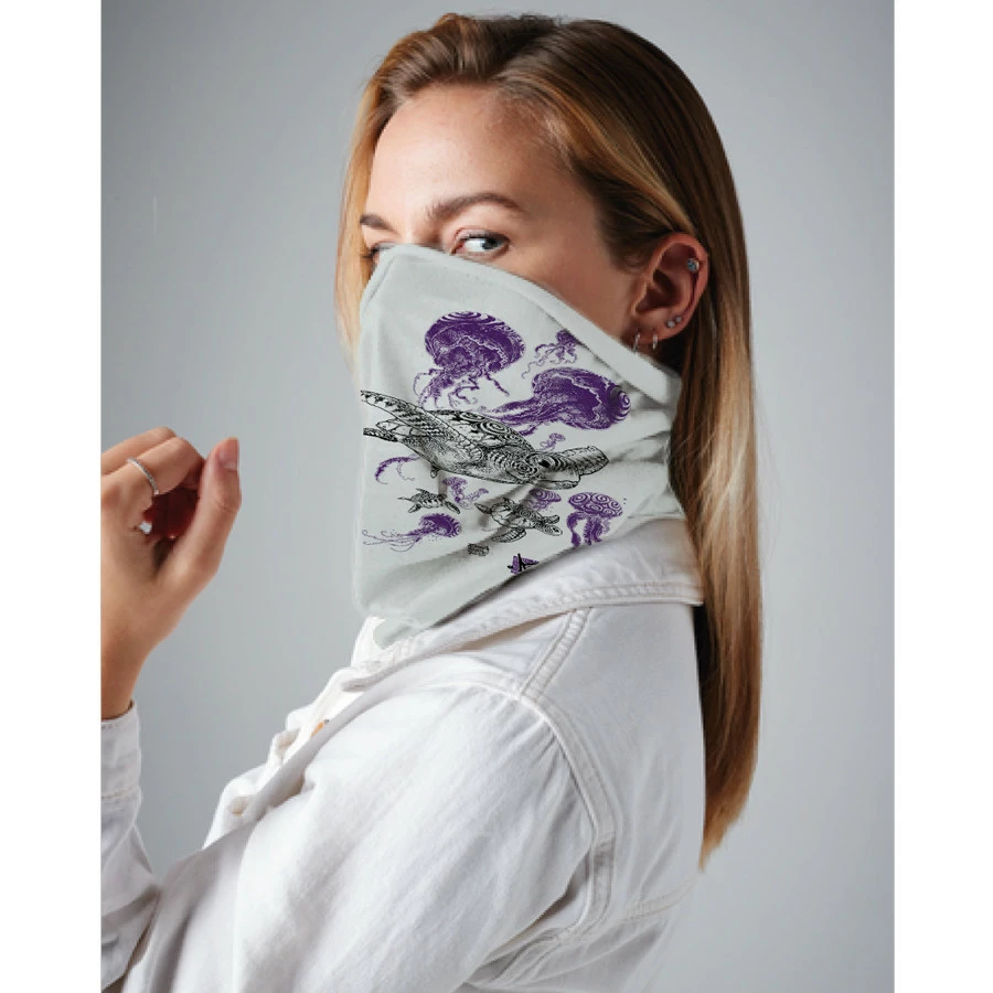 Cache Cou Bandeau KANUMERA Banquet Des Tortues 2 Cache Cou Bandeau KANUMERA Banquet Des Tortues – Image 2