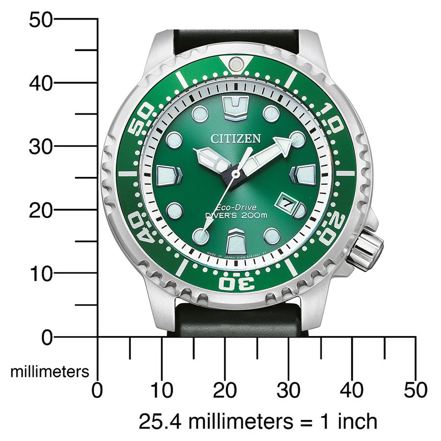 Montre CITIZEN ECO DRIVE Promaster Marine Verte BN0158-18X 2 Montre CITIZEN ECO DRIVE Promaster Marine Verte BN0158-18X – Image 2