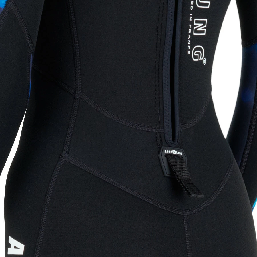 Combinaison HYDROFLEX AQUALUNG 3mm Dame Bleu 2 Combinaison HYDROFLEX AQUALUNG 3mm Dame Bleu – Image 2