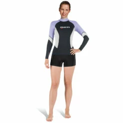 Lycra RASH GUARD MARES UPF 80+ Manches Longues Dame Lilas