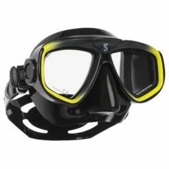 Masque ZOOM EVO SCUBAPRO 12 Masque ZOOM EVO SCUBAPRO -La Palanquee Soldes Magasin masque zoom evo noir jaune 2