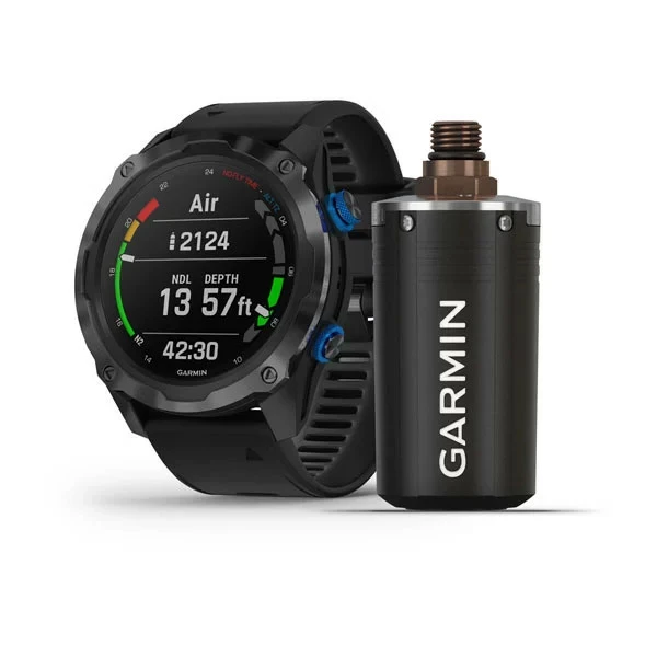 Ordinateur DESCENT MK2i GARMIN Titane Carbone Bracelet Titane + Sonde 1 Ordinateur DESCENT MK2i GARMIN Titane Carbone Bracelet Titane + Sonde