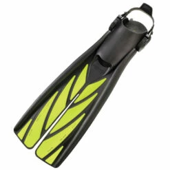 Palmes Reglables SPLITFINS ATOMIC -La Palanquee Soldes Magasin palme r glable splitfins jaune 2