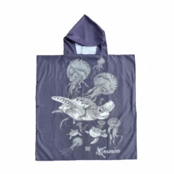 Poncho KANUMERA 6 Poncho KANUMERA -La Palanquee Soldes Magasin poncho prune 1