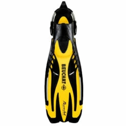 Palmes POWER JET BEUCHAT Réglables à Ressort -La Palanquee Soldes Magasin powet jet jaune 3