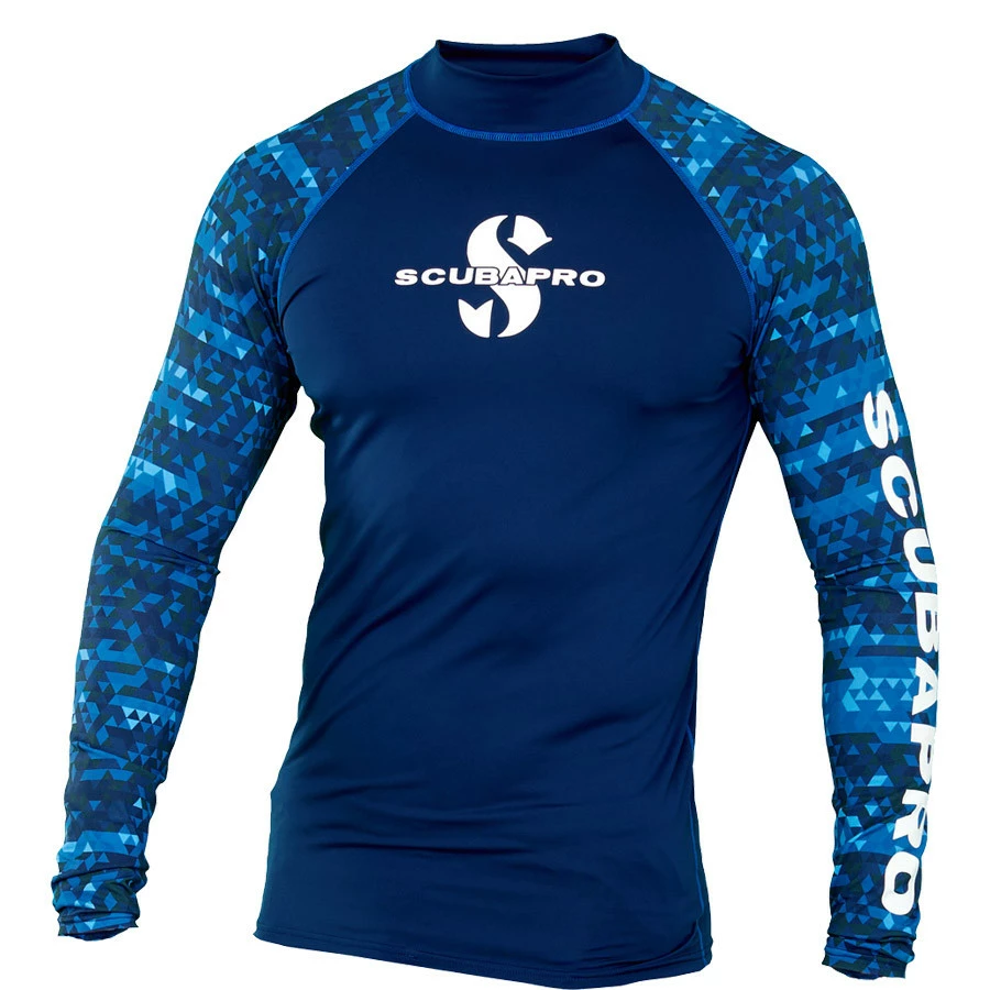 Lycra RASH GUARD AEGEAN SCUBAPRO UPF 50 Manches Longues Homme 1 Lycra RASH GUARD AEGEAN SCUBAPRO UPF 50 Manches Longues Homme
