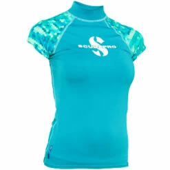 Lycra RASH GUARD CARIBBEAN SCUBAPRO UPF 50 Manches Courtes Dame