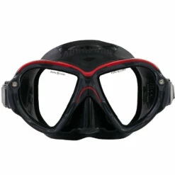 Masque REVEAL ULTRAFIT AQUALUNG + Verres POSITIFS 12 Masque REVEAL ULTRAFIT AQUALUNG + Verres POSITIFS -La Palanquee Soldes Magasin reveal uf noir rouge 3