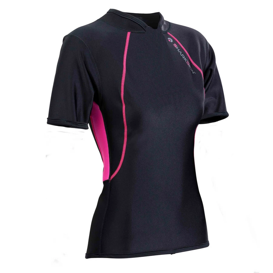 Top SHORT SLEEVES VEST CHILLPROOF SHARKSKIN Dame Manches Courtes Rose 1 Top SHORT SLEEVES VEST CHILLPROOF SHARKSKIN Dame Manches Courtes Rose