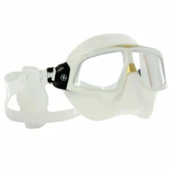 Masque SPHERA X AQUALUNG -La Palanquee Soldes Magasin sphera blanc dore 1