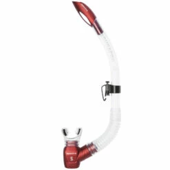 Tuba SPECTRA SCUBAPRO -La Palanquee Soldes Magasin tuba spectra transparent rouge 1