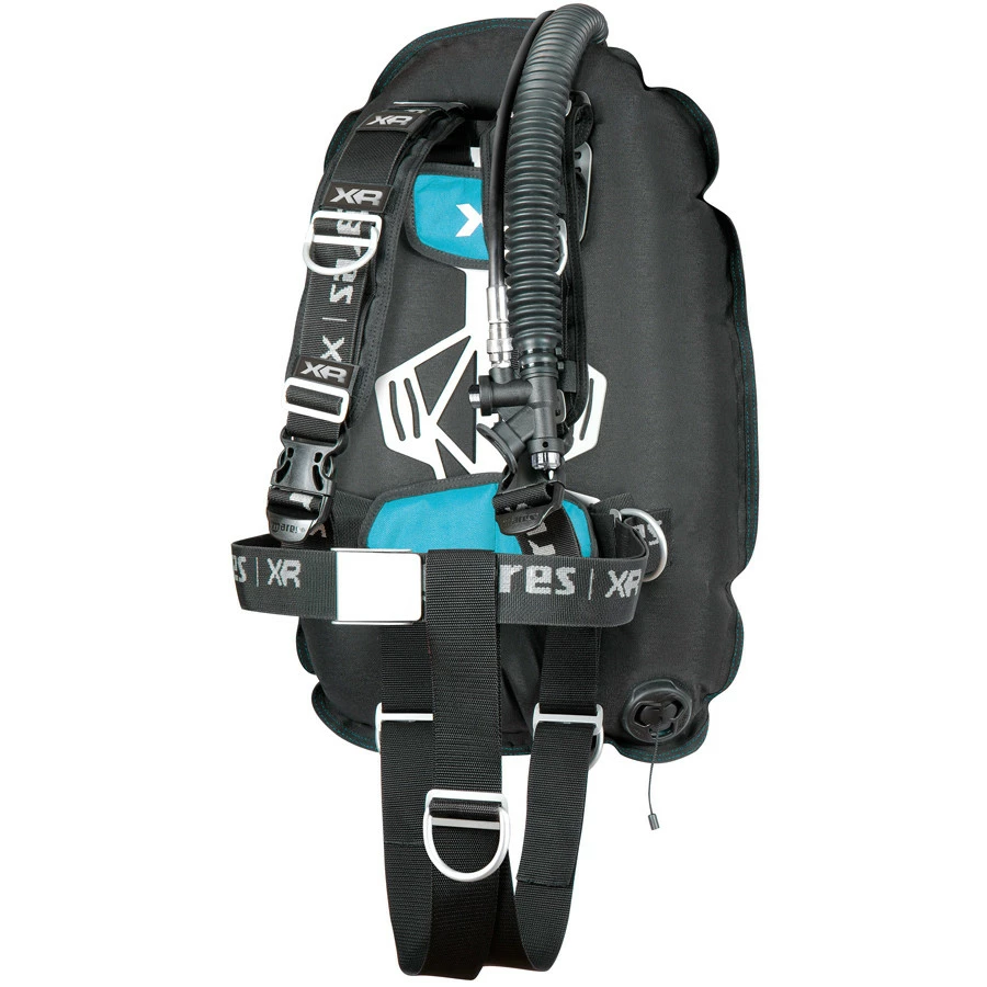 Mares Harnais XR-REC TRIM SINGLE BACKMOUNT SET Aqua 1 Mares Harnais XR-REC TRIM SINGLE BACKMOUNT SET Aqua